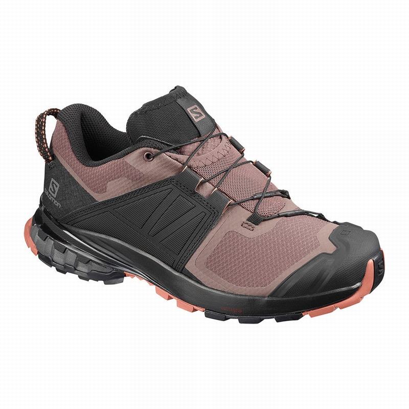 Chaussures De Trail Running Salomon Femme Noir - Salomon XA WILD - France (0381-DRKBH)